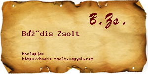 Bódis Zsolt névjegykártya