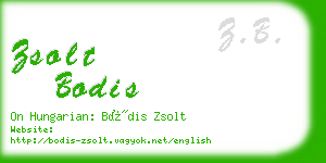 zsolt bodis business card